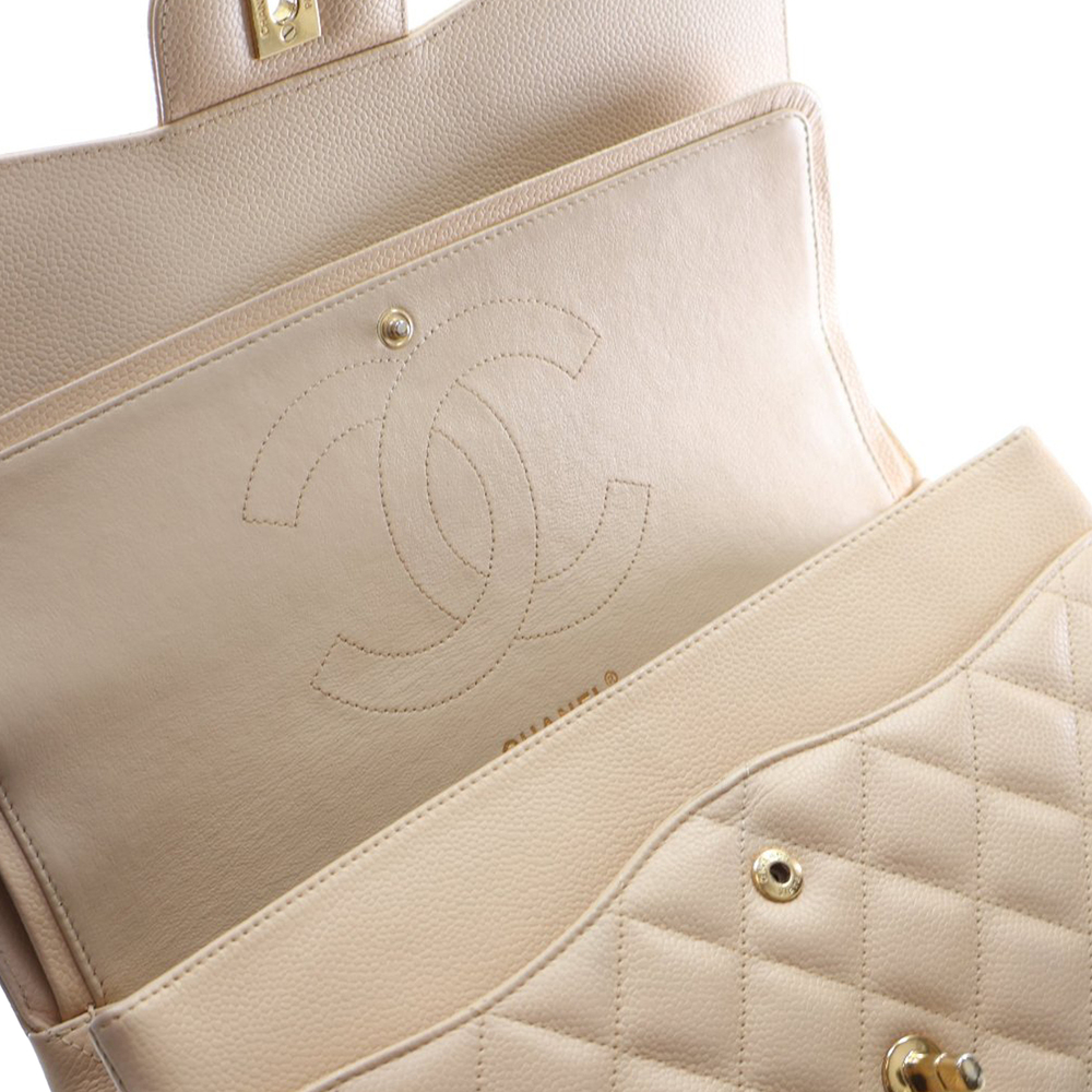 Pre-Loved Chanel Jumbo Classic Caviar Double Flap - Picture 5 of 12
